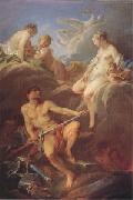 Venus Requesting Arms for Aeneas from Vulcan (mk05) Francois Boucher